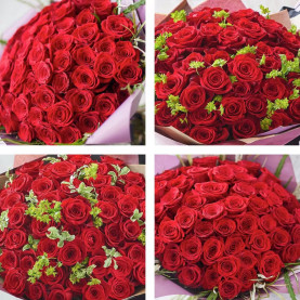 Valentine's Day Luxury 50 Red Roses