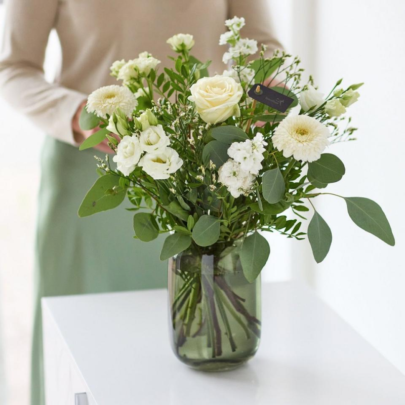 Luxury Neutral Bouquet in a Vase