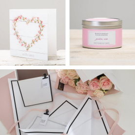 Beautifully Simple White Rose Gift Set
